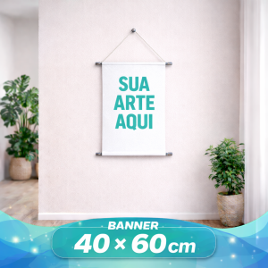 Banner 40 x 60 cm - Lona 340g
